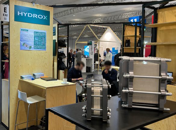 HydroX booth at Hannover Messe 2026